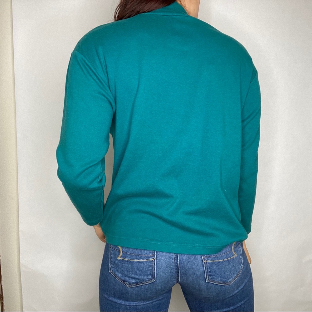 Turquoise Turtle Neck Size Medium - Picture 4 of 4